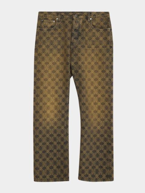 Off-White Arrow Monogram Jacquard Relaxed Jeans