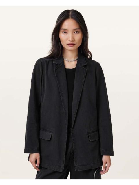 ALLSAINTS ALEIDA DENIM BLAZER