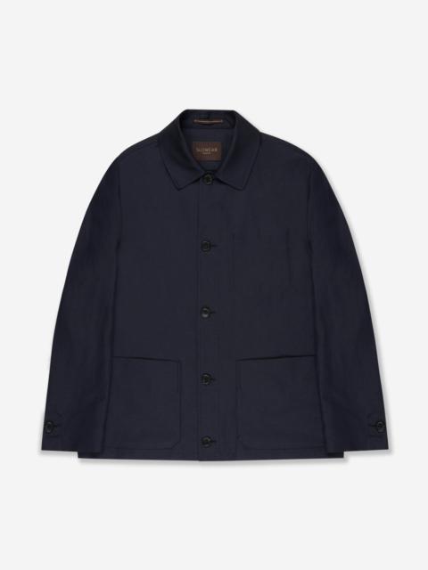 SLOWEAR Wool and linen blouson jacket