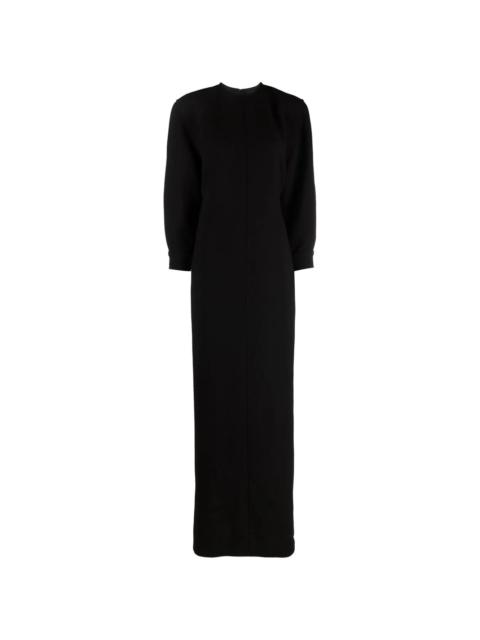 SAINT LAURENT open-back maxi dress