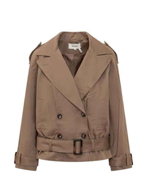 ba&sh double-breasted belted jacket
