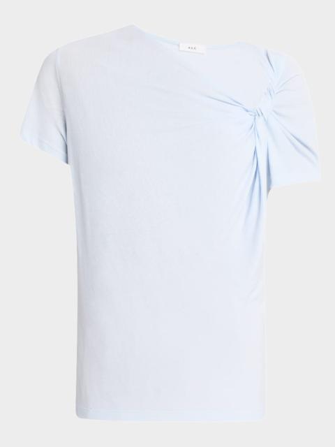 A.L.C. Liz Short-Sleeve Twist Top