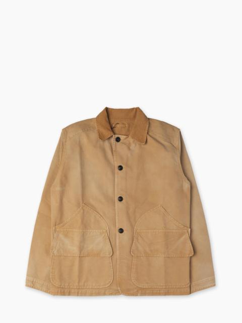 FORTELA FORTELA BLANCKETT SUN-FADED COTTON HUNTING JACKET BEIGE