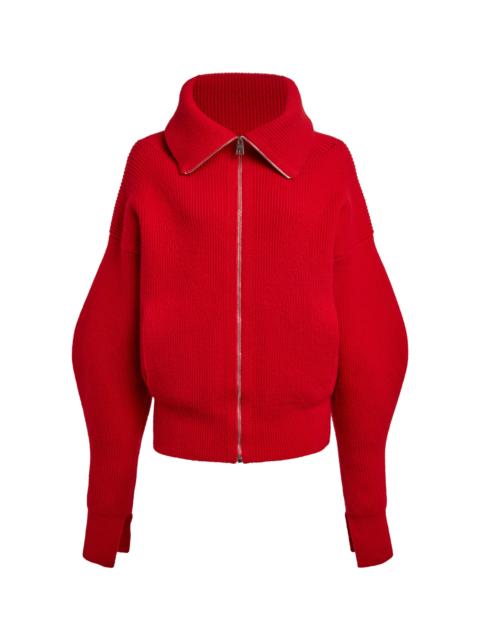 Givenchy High Neck Knit Cardigan