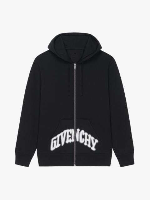Givenchy PARIS SKULL HOODIE IN FELPA WITH RHINESTONES