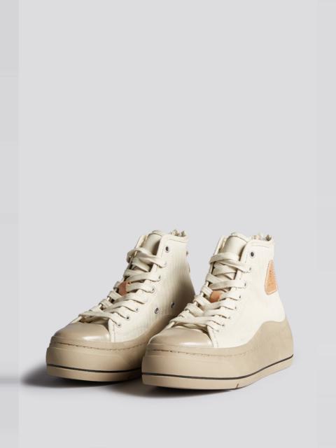 R13 KURT HIGH TOP - NATURAL HERRINGBONE