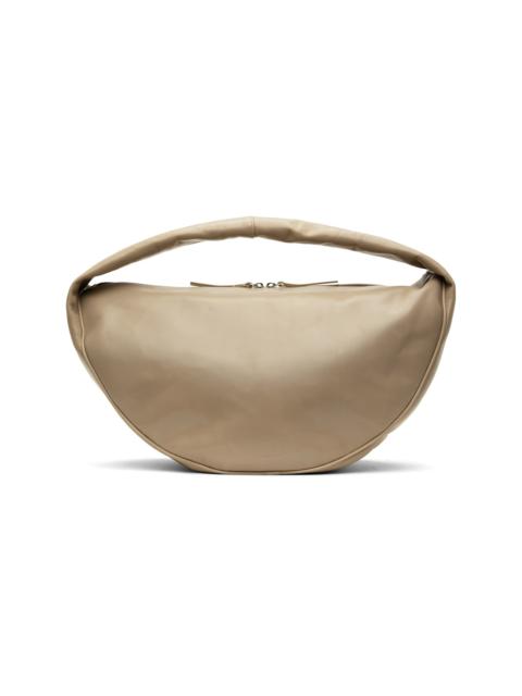 BY FAR Taupe Maxi Cush Bag