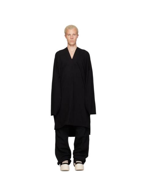 Rick Owens DRKSHDW Black Tower LS Kaftan Hoodie