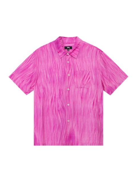 Stüssy Stussy Fur Print Shirt 'Pink'