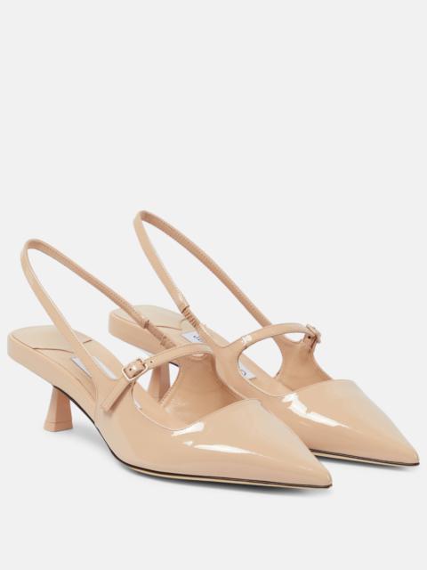Didi 45 patent leather slingback pumps