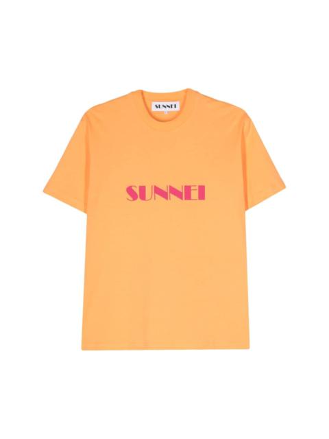 SUNNEI logo-print organic-cotton T-shirt