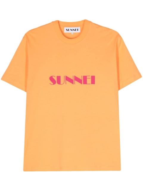 SUNNEI logo-print organic-cotton T-shirt