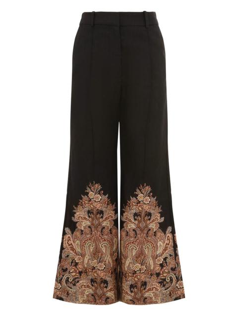 Zimmermann DAWNING CROPPED FLARE PANT