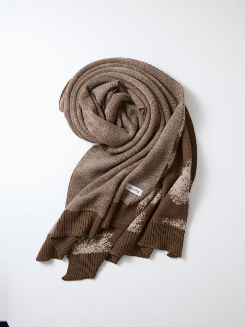 ROTOTO® ROTOTO - SNOW CAMO SCARF - MOSS GREEN