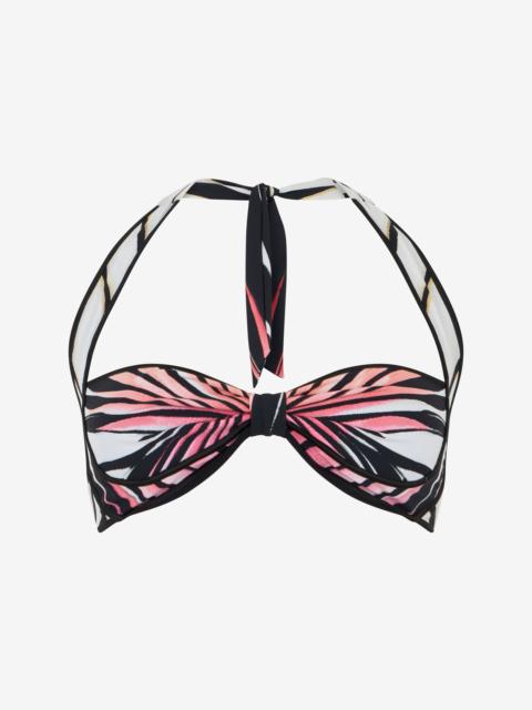 Roberto Cavalli Ray Of Paradise Print Bikini Top