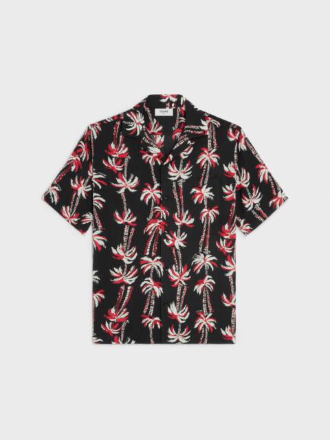 CELINE Hawaiian shirt in printed viscose
