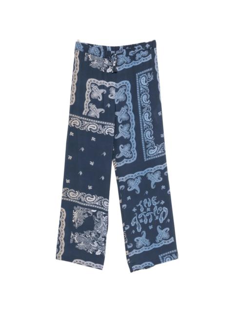 THE ATTICO The Attico Paisley Drawstring Trousers