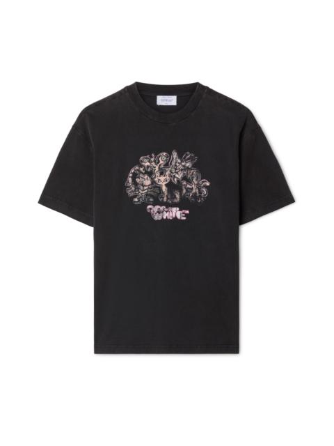 Off-White Washed Characters Reg Tee