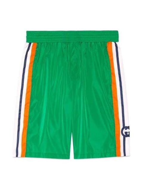 GUCCI Gucci Swim Shorts With Interlocking G 'Green' 599576-XHADW-3063
