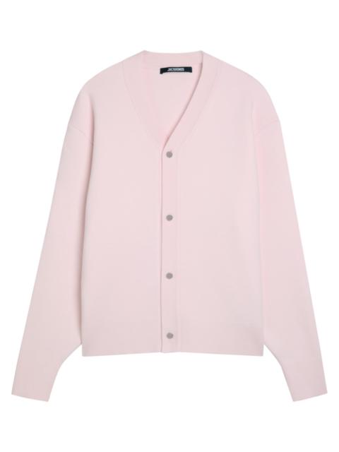 Jacquemus Le Cardigan Doppio Merino Wool-blend Cardigan