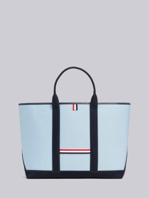 Thom Browne Canvas Interlock Medium Tool Tote