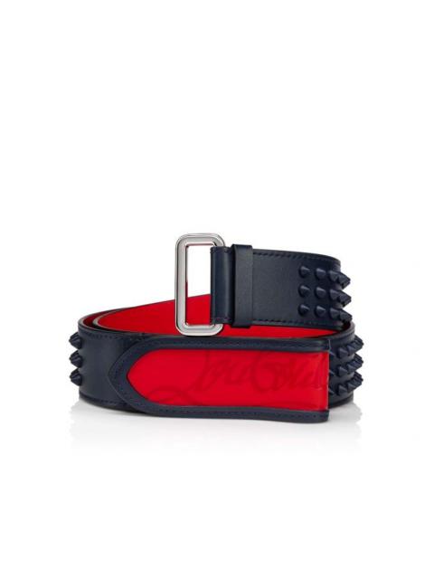 Christian Louboutin Loubi Belt Navy