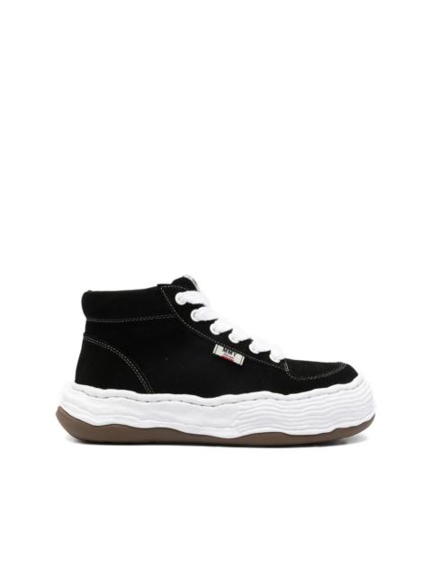 Maison MIHARAYASUHIRO Oliver suede high-top sneakers