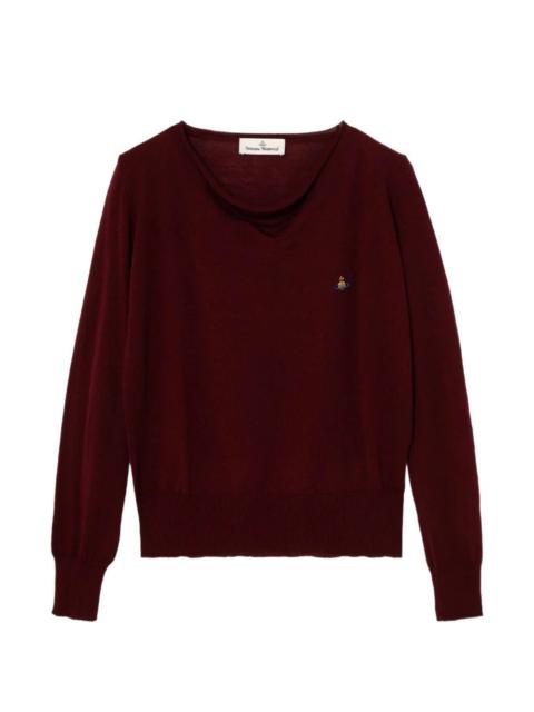 Vivienne Westwood V-neck Pamela jumper