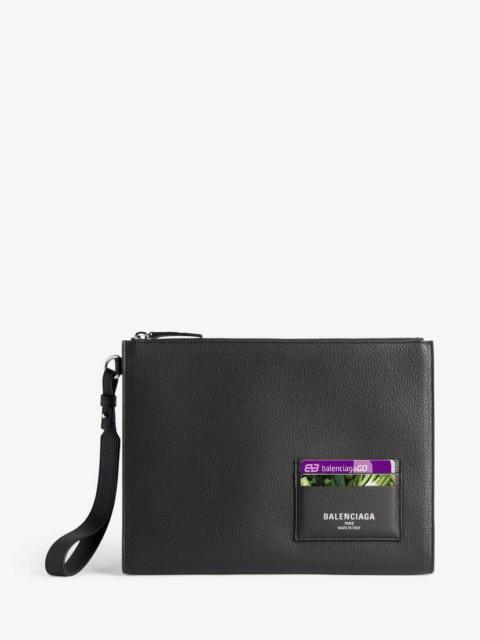 BALENCIAGA Men's Credit Pouch in Black