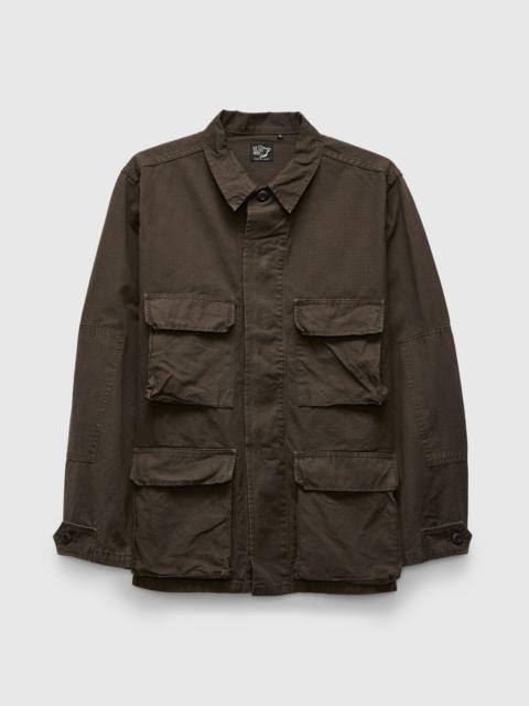 orSlow Stone Washed B.D.U Jacket in Coffee Brown