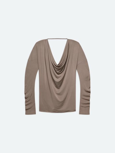 Helmut Lang COWL LONG-SLEEVE TOP