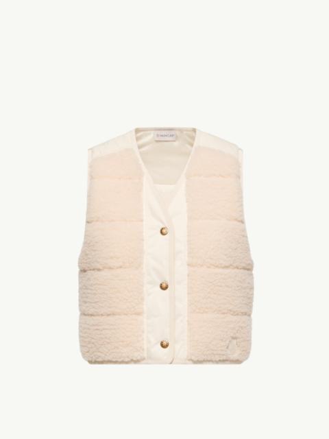 Moncler Fluffy Teddy Padded Vest