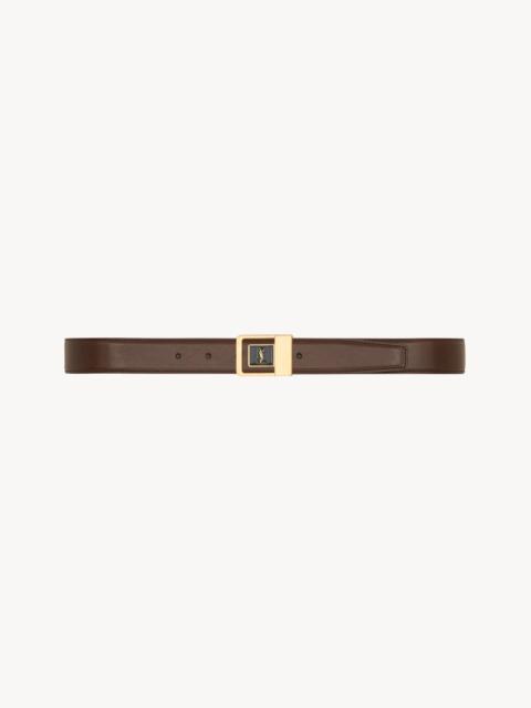 SAINT LAURENT LA 66 BUCKLE BELT IN SMOOTH LEATHER