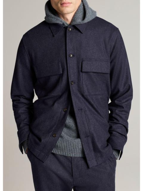 Vince Italian Twill Tailored Shirt Jacket