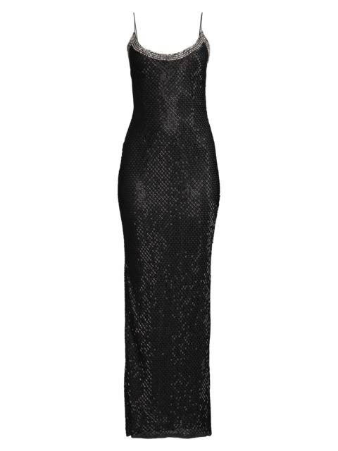MAC DUGGAL Women's Beaded Column Gown - Black