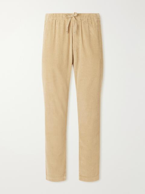 Hartford Joggy Straight-Leg Cotton-Corduroy Trousers