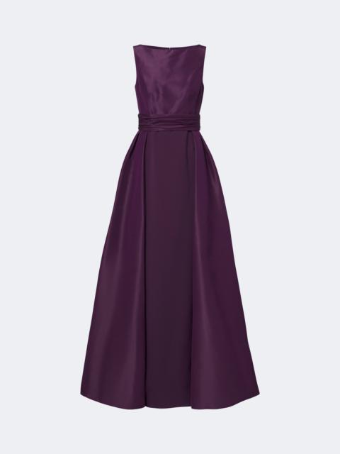 CAROLINA HERRERA Pleated silk taffeta gown