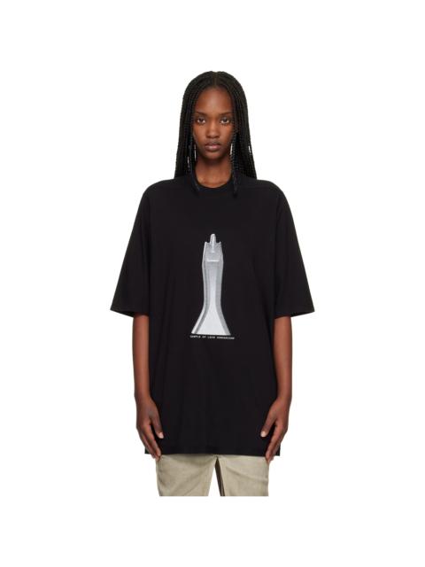 Rick Owens DRKSHDW Black Temple Jumbo S/S T-shirt