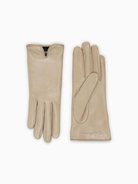 Nappa leather gloves