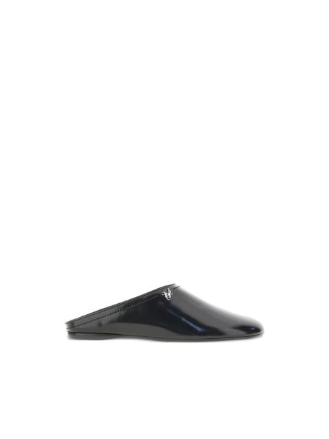 EMPORIO ARMANI logo-plaque mules