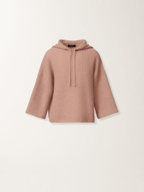 FABIANA FILIPPI Platinum mohair hoodie