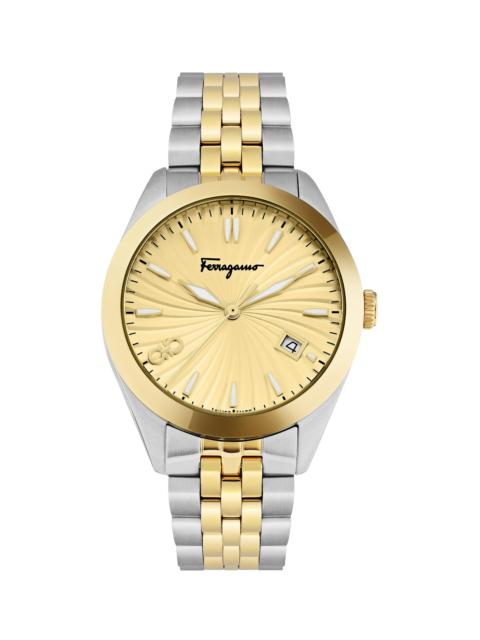 FERRAGAMO Men's Idillio Chronograph Stainless Steel Bracelet Watch - Two Tone