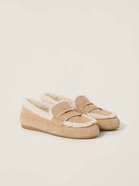 Miu Miu Suede loafers