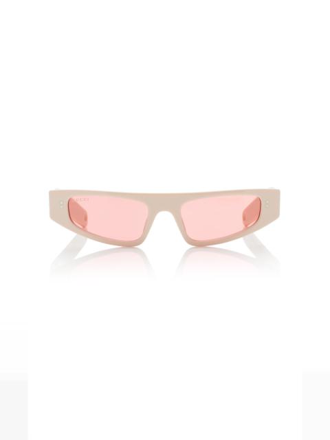 Cat-Eye Acetate Sunglasses ivory