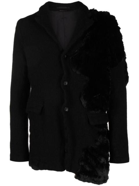 Comme des Garçons Homme Plus panelled single-breasted blazer