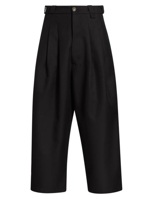 WILLY CHAVARRIA Men's Borracho Pleated Pants - Black