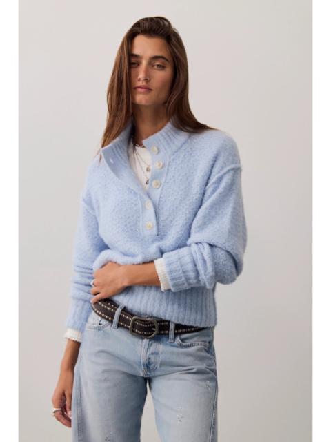 FREE PEOPLE Tucked Henley Pullover