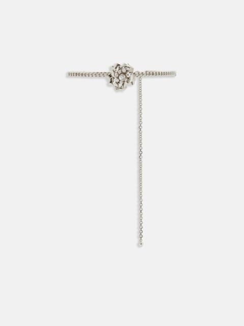 Alessandra Rich CHAIN BELT WITH ROSE EMBELLISHMENT