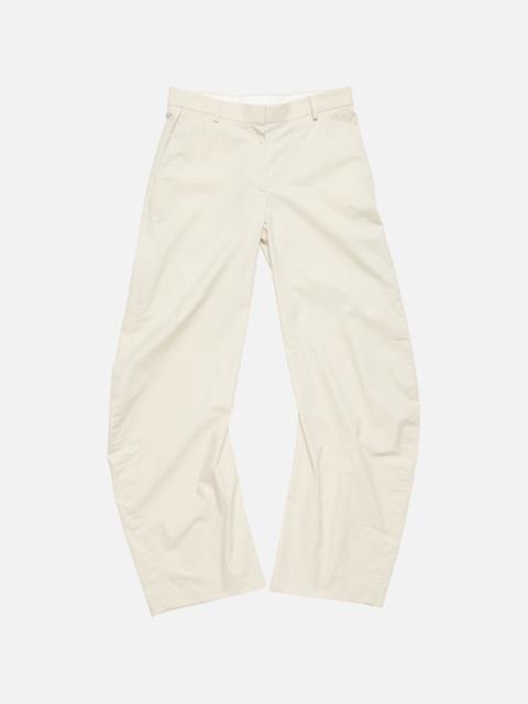 Acne Studios Casual twill trousers - Light beige