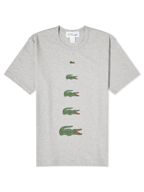Comme des Garçons SHIRT Comme des Garçons SHIRT x Lacoste Multi Croc T-Shirt
